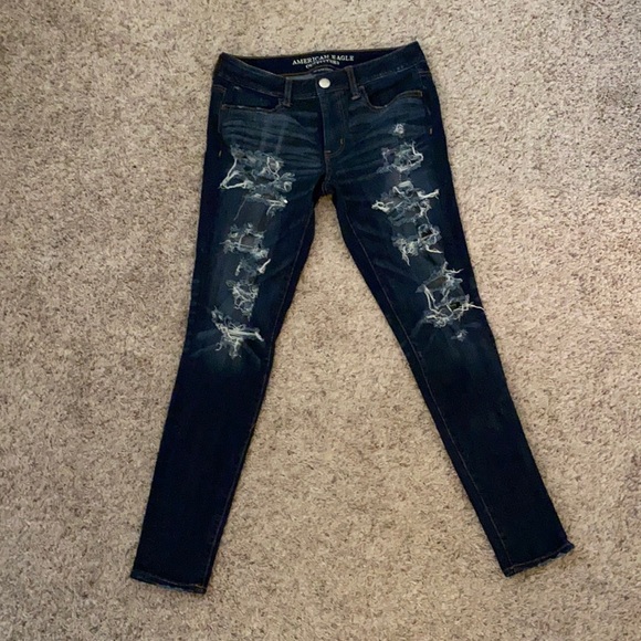 American Eagle Ripped Jeggings - Picture 1 of 5